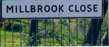 Mill brook at Millbrook Close
